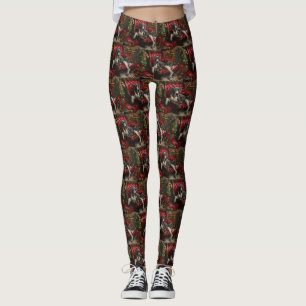 Deutsche Dogge Weihnachtsfestlich Leggings