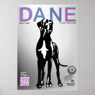 Deutsche Dogge Welpen Verkaufsposter Poster