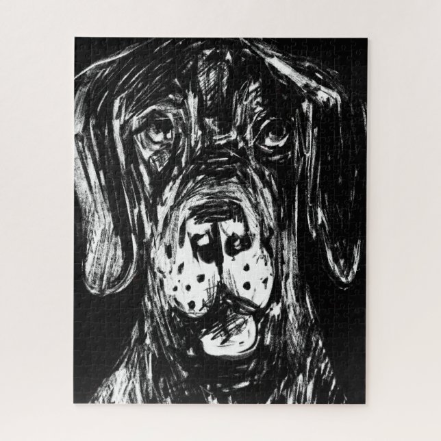 Deutsche Dogge Zeichenpuzzle Puzzle (Vertikal)