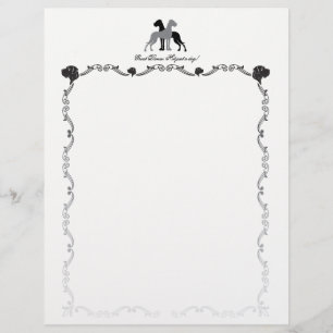 Deutsche Doggen Briefpapier Flyer