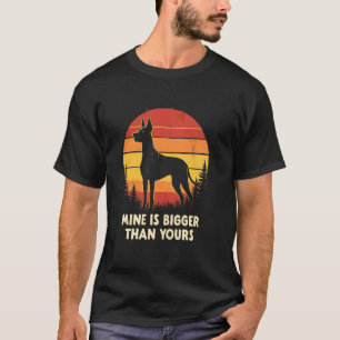 Deutsche Doggen Herrlichkeit - Meins ist größer al T-Shirt