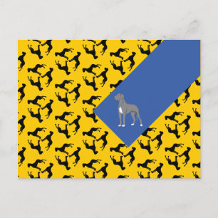 Deutsche Doggen Postekarte Postkarte