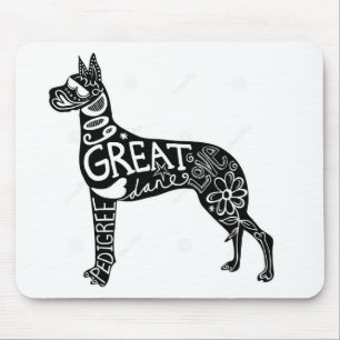 Deutsche Doggen sind GROSS! Mousepad