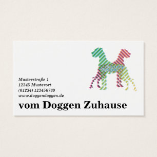 Deutsche Doggen Visitenkarten