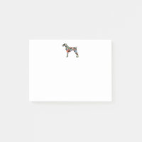 Deutsche Drahthaar Pointer Geo Silhouette Kariert