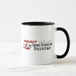 Deutsche Drahthaar Pointer (I Liebe) Tasse
