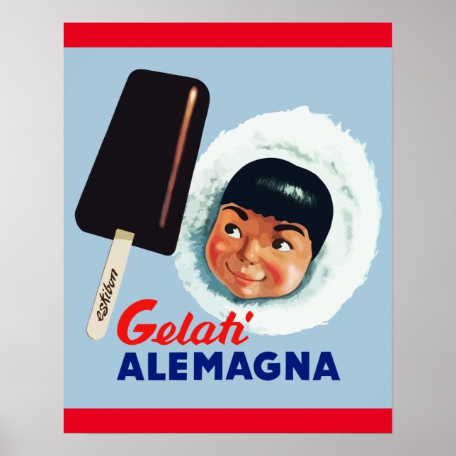 DEUTSCHE EISCREME POSTER (Vorne)
