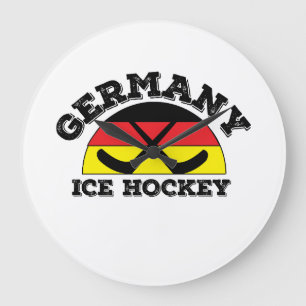 Deutsche Eishockey Große Wanduhr