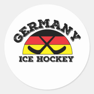 Deutsche Eishockey Runder Aufkleber