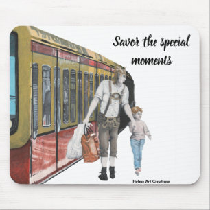 Deutsche Elf Berlin Zug Ausflug Fantasy Art Mouse  Mousepad