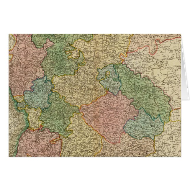 Deutsche Empire-Karte (Vorderseite (Horizontal))