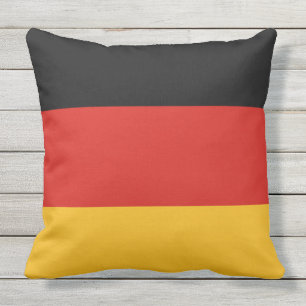 DEUTSCHE FLAG FARBEN Streifen + Ihre Ideen Kissen Für Draußen