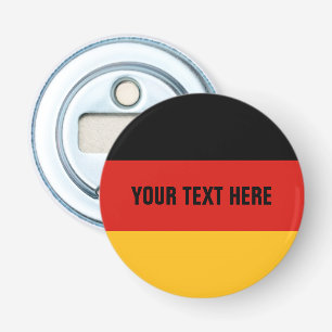 DEUTSCHE FLAGFARBEN + Ihr Text Flaschenöffner