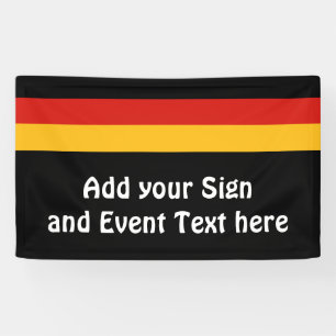 DEUTSCHE FLAGFARBEN + Ihre Ideen Banner