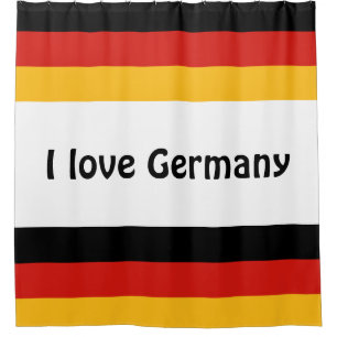 DEUTSCHE FLAGFARBEN + Ihre Ideen Duschvorhang