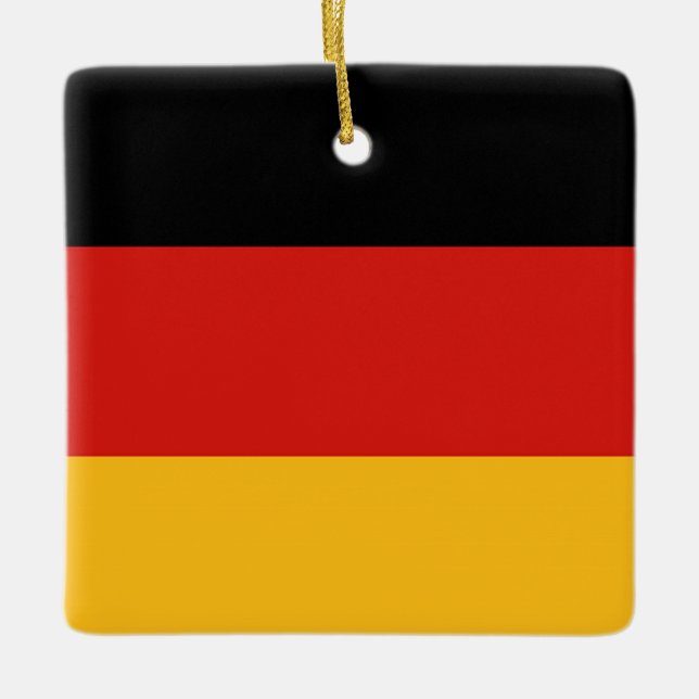 DEUTSCHE FLAGFARBEN + Ihre Ideen Keramikornament (Vorderseite)