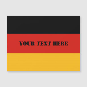 DEUTSCHE FLAGFARBEN + Ihre Ideen Magnetkarte