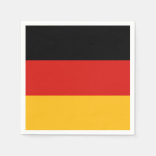 DEUTSCHE FLAGFARBEN + Ihre Ideen Serviette