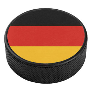 DEUTSCHE FLAGFARBEN Streifen + Ihre Ideen Eishockey Puck