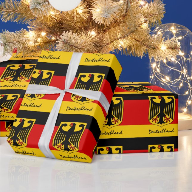 Deutsche Flagge, Adler & Deutschland - Geschenke/S Geschenkpapier (Feiertage)