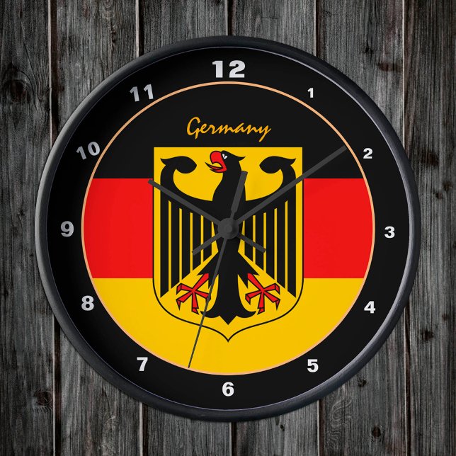 Deutsche Flagge, Adler/Deutschland Mode/Design Uhr (Von Creator hochgeladen)