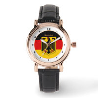 Deutsche Flagge, Adler/Deutschland Mode/Design-Uhr
