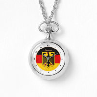 Deutsche Flagge, Adler/Deutschland Mode/Design-Uhr