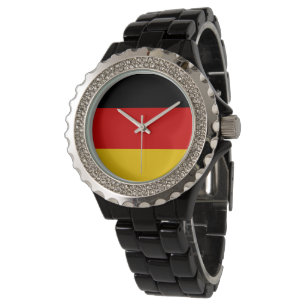 Deutsche Flagge Armbanduhr