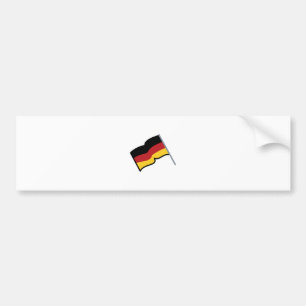 Deutsche Flagge Autoaufkleber