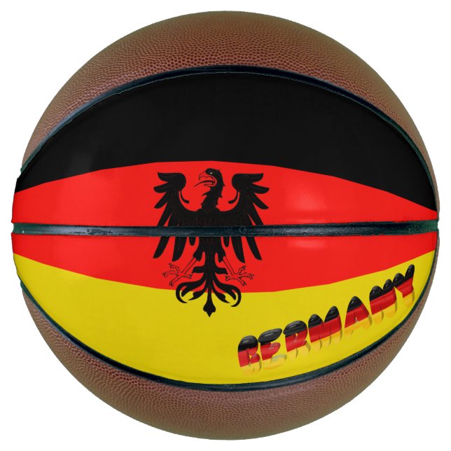 Deutsche Flagge Basketball (Vorderseite)