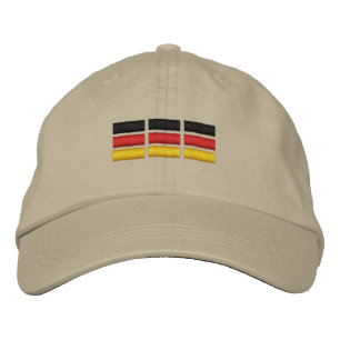 Deutsche Flagge Bestickte Baseballkappe