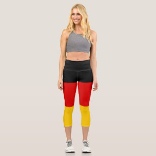 Deutsche Flagge Capri Leggings
