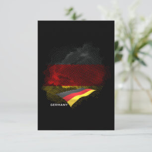 Deutsche Flagge Dankeskarte