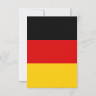 Deutsche Flagge Dankeskarte