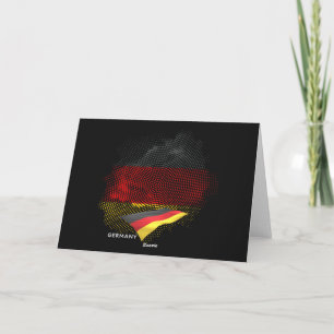 Deutsche Flagge Dankeskarte