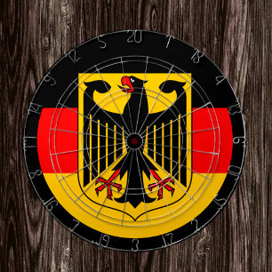 Deutsche Flagge Dartboard / Deutschland / Spielbre Dartscheibe