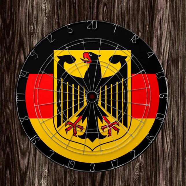 Deutsche Flagge Dartboard / Deutschland / Spielbre Dartscheibe (Von Creator hochgeladen)