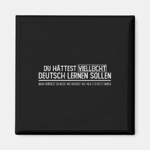 Deutsche Flagge _ _ Deutsch. Magnet