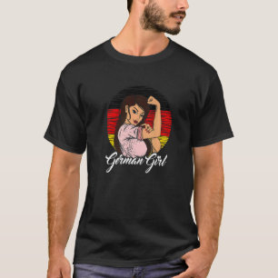 Deutsche Flagge Deutschland Girl T-Shirt