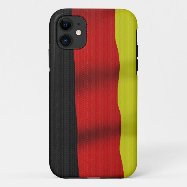 Deutsche Flagge Deutschland Patriotischer Fall Tel Case-Mate iPhone Hülle (Rückseite)