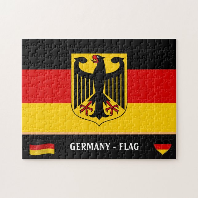 Deutsche Flagge / Deutschland Puzzle (Horizontal)