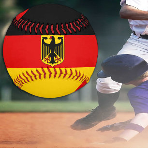 Deutsche Flagge / Deutschland Sport / Baseball Bal