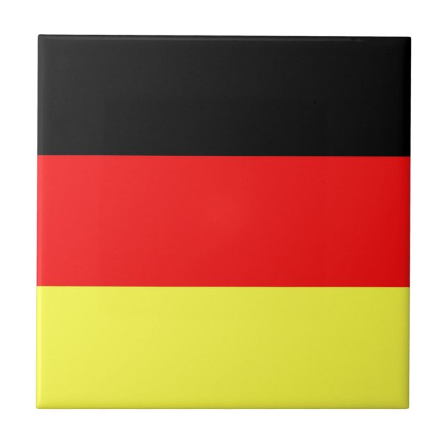 Deutsche Flagge Fliese (Vorderseite)