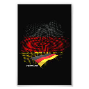 Deutsche Flagge Fotodruck