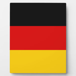 Deutsche Flagge Fotoplatte