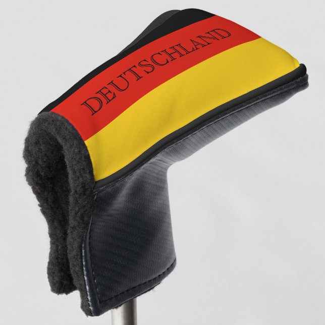 Deutsche Flagge für den Sondergolfkopf Golf Headcover (3/4 Vorderseite)