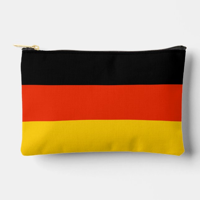 Deutsche Flagge - Gesamtdeckung Zubehörtasche (Vorderseite)