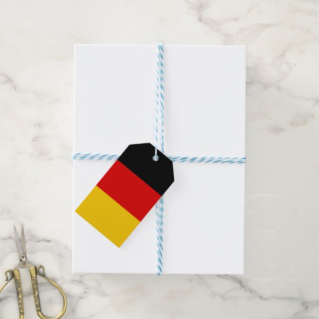 Deutsche Flagge Geschenkanhänger (Mit Garn)