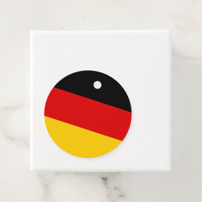 Deutsche Flagge Geschenkanhänger (Beispiel)