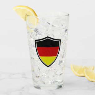 Deutsche Flagge Glas